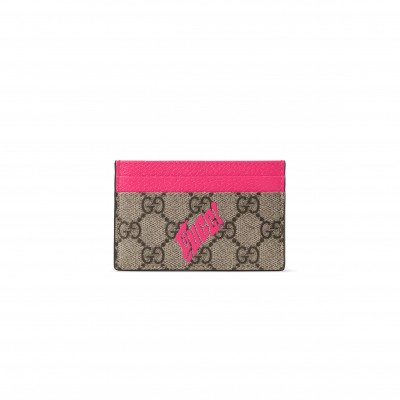 GUCCI BI-COLOR CARD CASE WITH PRINT ‎‎835322FAEQV9774 (11*7cm)